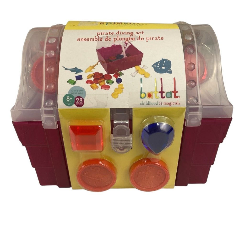 Battat Pirate Diving Set 28 Piece Water Pool Toy Ages 8+ NEW